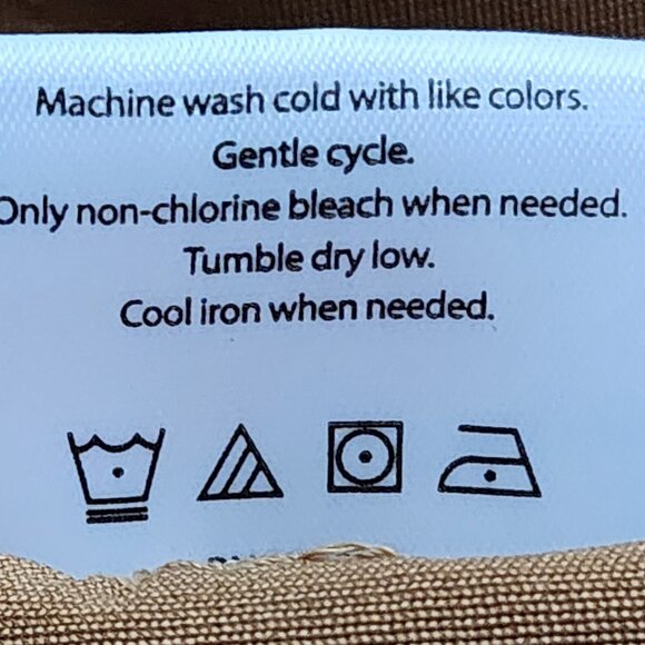 Royal Class Brand Golden Brown Flat Front Stretch Poly Straight Leg Pants Sz 40 - Picture 16 of 16